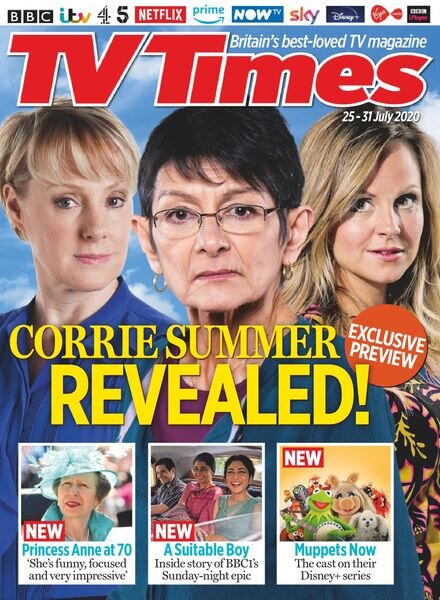 TV Times – 25 July 2020 Cover