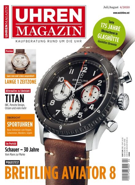Uhren Magazin – 10 Juli 2020 Cover