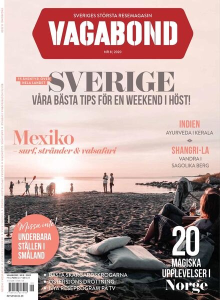 Vagabond Sverige – 20 augusti 2020 Cover