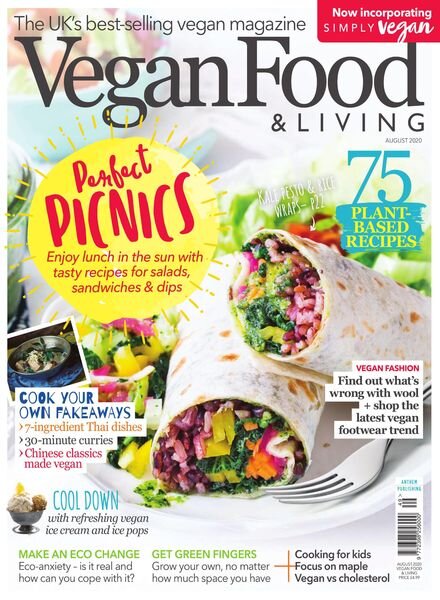 Vegan Food & Living – August 2020 Cover