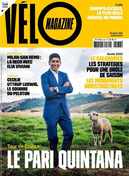 Velo Magazine – Juillet 2020 Cover