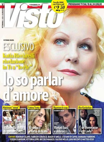 Visto Tv – 15 luglio 2020 Cover