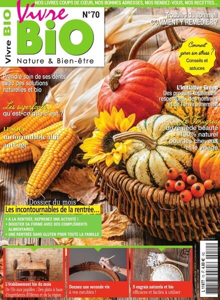 Vivre Bio – Septembre-Octobre 2020 Cover