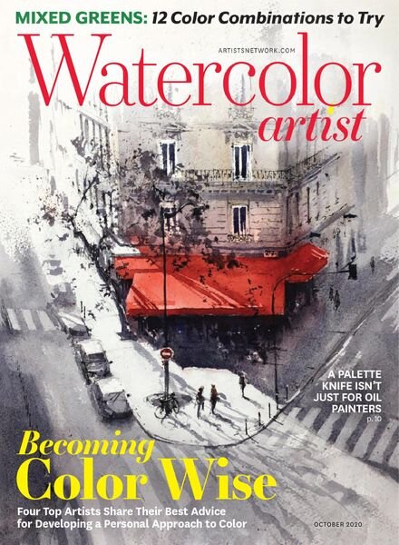 Watercolor Artist – July 2020 Cover