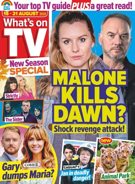 What’s on TV – 15 August 2020 Cover