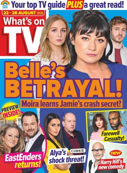What’s on TV – 22 August 2020 Cover