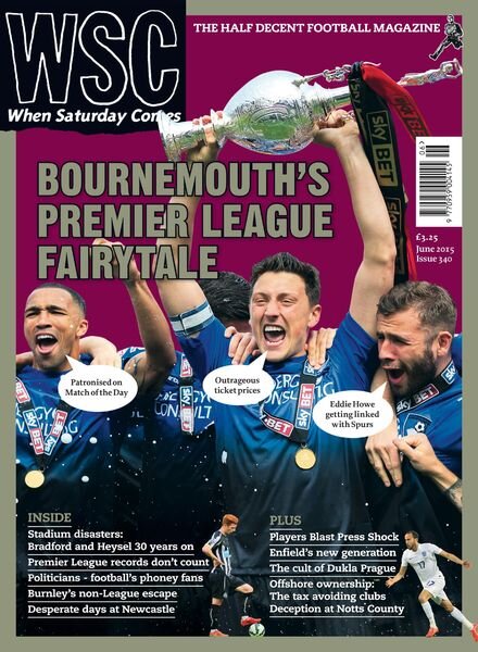 When Saturday Comes – June 2015 Cover