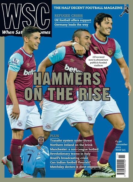 When Saturday Comes – November 2015 Cover