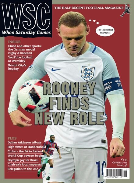 When Saturday Comes – October 2016 Cover