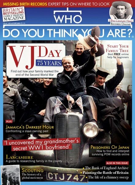 Who Do You Think You Are – August 2020 Cover