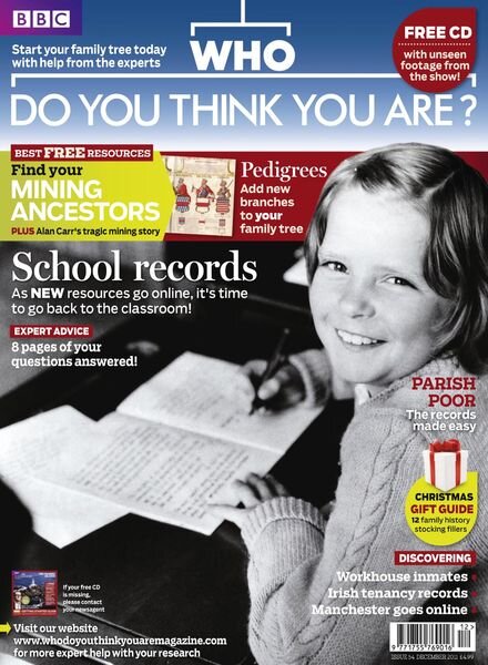 Who Do You Think You Are – December 2011 Cover