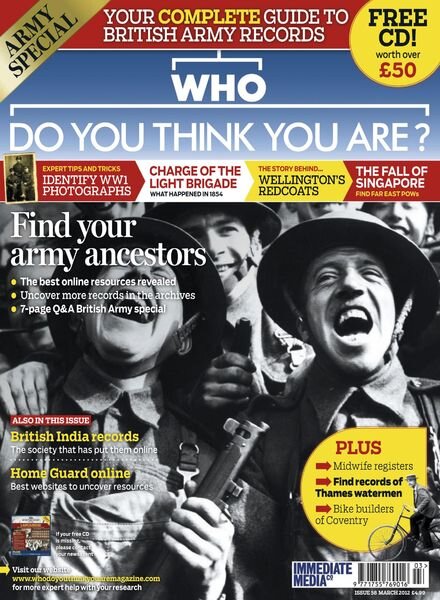 Who Do You Think You Are – March 2012 Cover