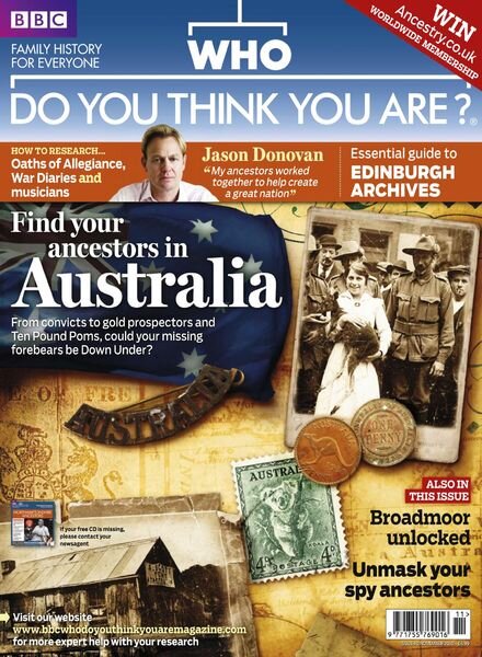 Who Do You Think You Are – November 2010 Cover