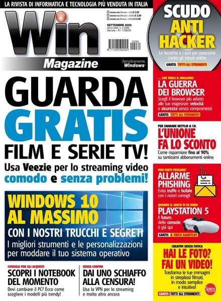 Win Magazine – Settembre 2020 Cover