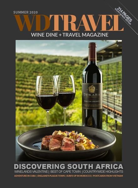 Wine Dine & Travel – Summer 2020 Cover