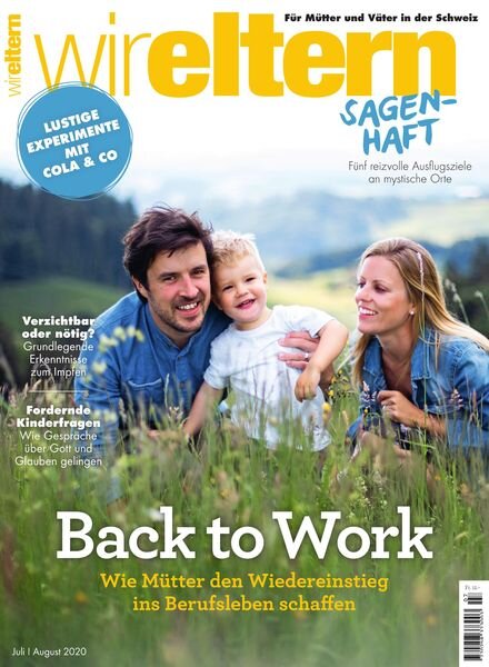 wir eltern – 01 Juli 2020 Cover