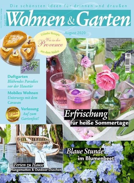 Wohnen & Garten – August 2020 Cover