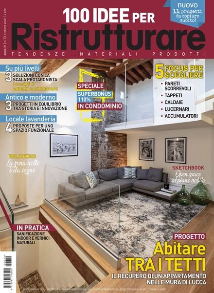 100 Idee per Ristrutturare – Ottobre 2020 Cover