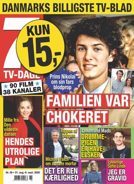 7 TV-Dage – 31 august 2020 Cover