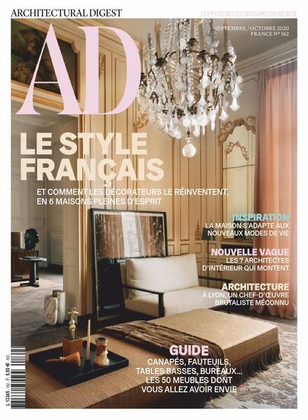 AD Architectural Digest France – septembre-octobre 2020 Cover