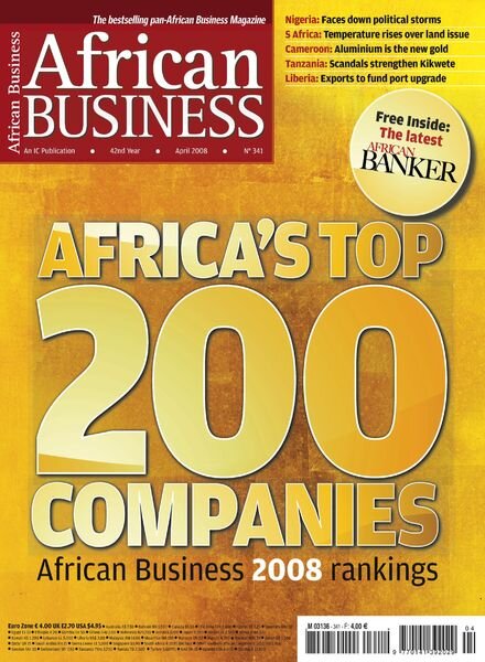 African Business English Edition – April 2008 Cover