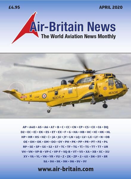 Air-Britain News – April 2020 Cover