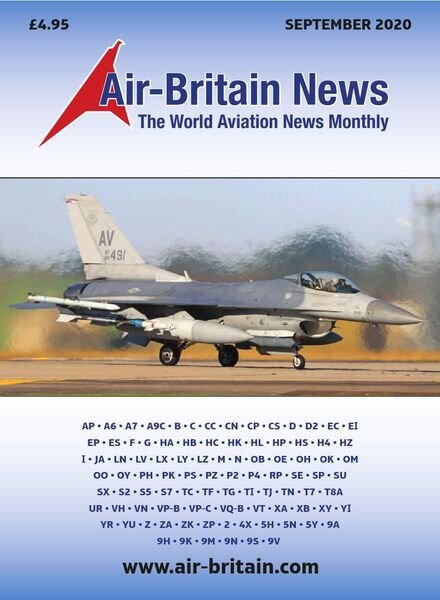 Air-Britain News – September 2020 Cover