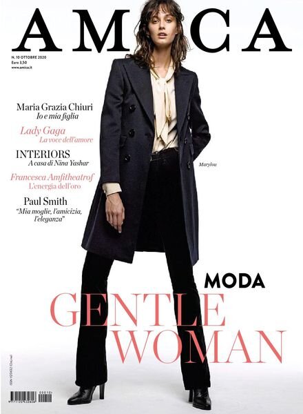 Amica – ottobre 2020 Cover
