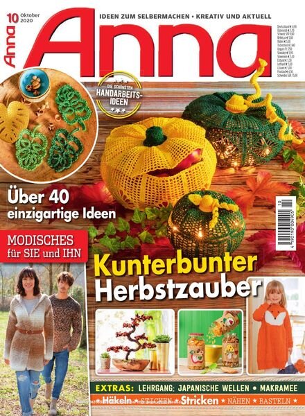 Anna Germany – Oktober 2020 Cover