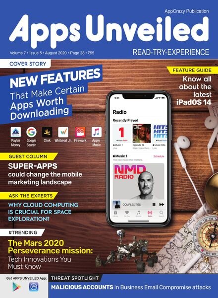 Apps Unveiled – August 2020 Cover