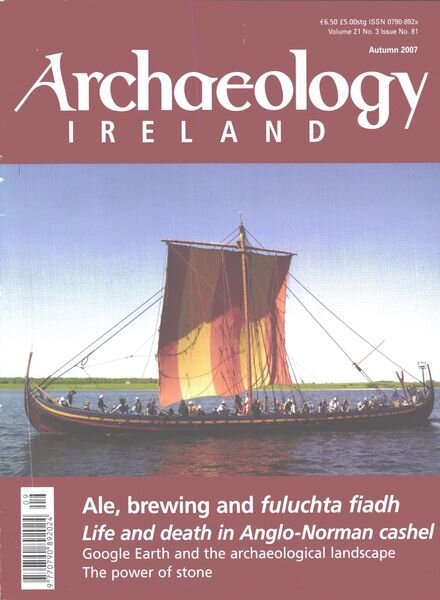 Archaeology Ireland – Autumn 2007 Cover