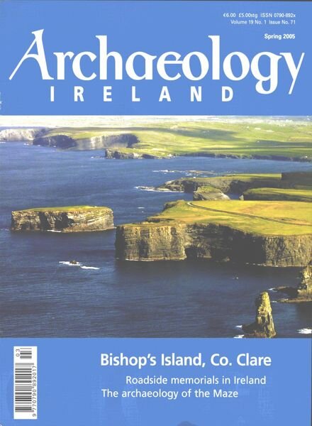 Archaeology Ireland – Spring 2005 Cover