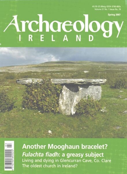 Archaeology Ireland – Spring 2007 Cover