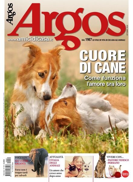 Argos – Ottobre 2020 Cover