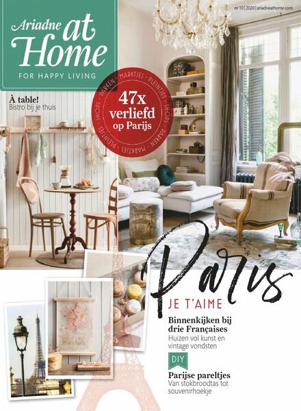 Ariadne at Home – oktober 2020 Cover