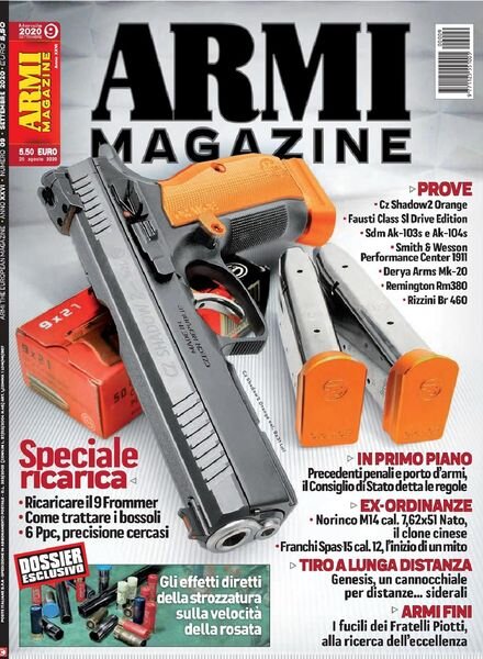 Armi Magazine – Settembre 2020 Cover