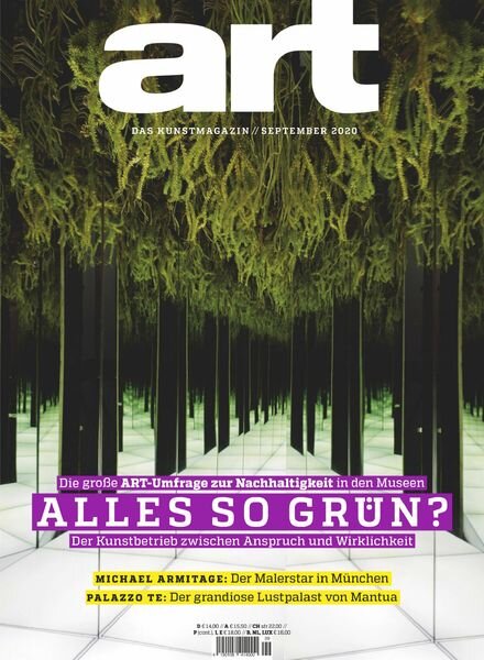 Art Magazin – September 2020 Cover