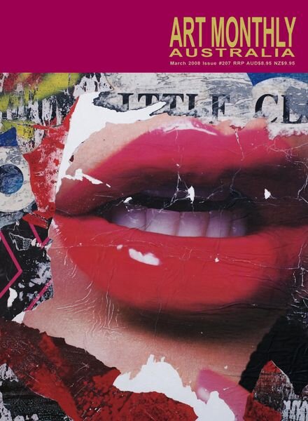 Art Monthly Australasia – Issue 207 Cover