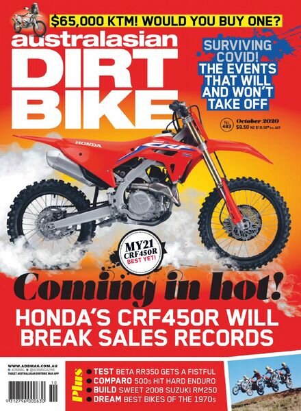 Australasian Dirt Bike – October 2020 Cover
