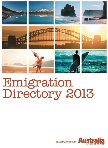 Australia & New Zealand – Emigration Directory 2013 Cover