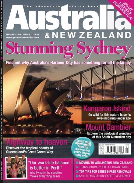 Australia & New Zealand – February 2013 Cover