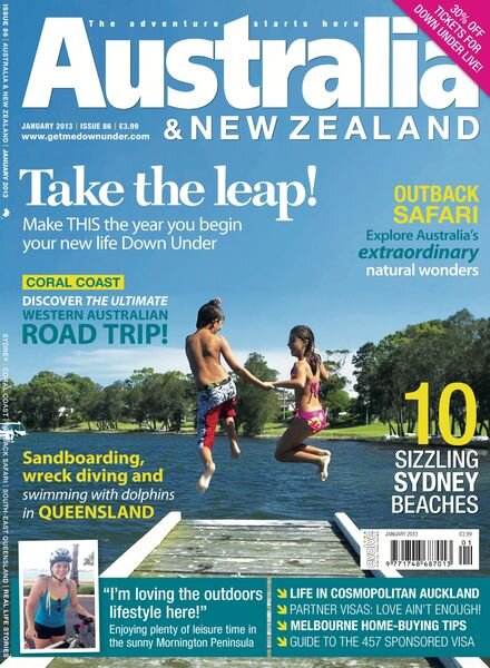 Australia & New Zealand – January 2013 Cover