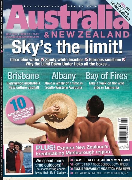 Australia & New Zealand – July 2013 Cover