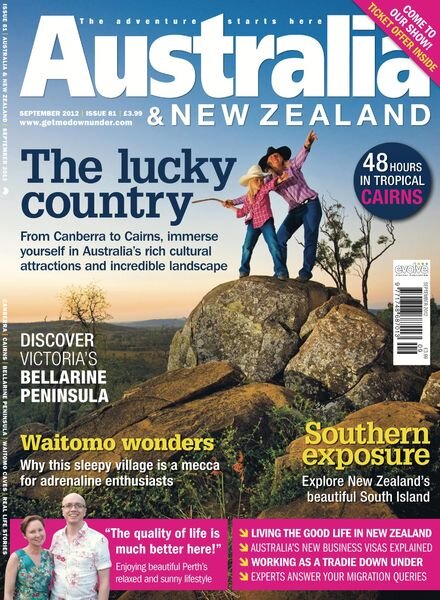 Australia & New Zealand – September 2012 Cover