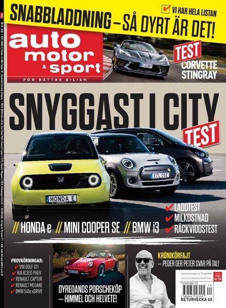 Auto Motor & Sport Sverige – 15 september 2020 Cover