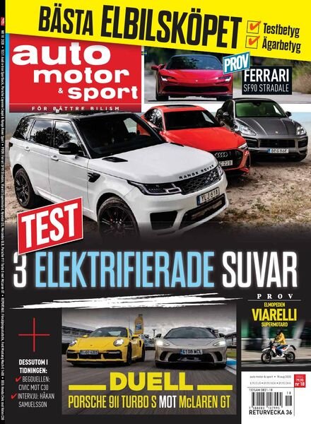 Auto Motor & Sport Sverige – 18 augusti 2020 Cover