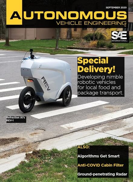 Autonomous Vehicle Engineering – September 2020 Cover