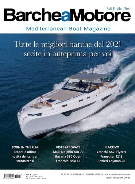 Barche a Motore – Settembre 2020 Cover