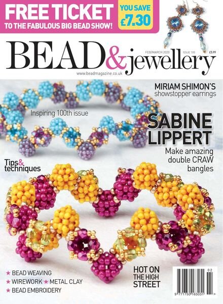 Bead & Jewellery – February-March 2020 Cover