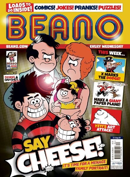 Beano – 22 August 2020 Cover